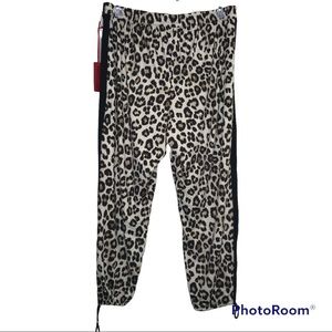 Jennifer Lopez JLO Leopard Print Joggers Pants